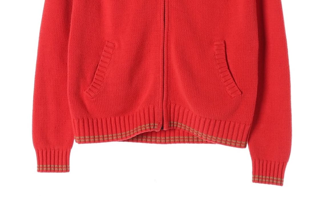 올드앤뉴 엠블럼 자수 니트 후드 집업 F 상품이미지4