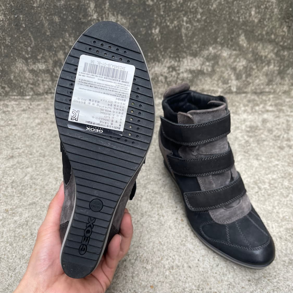 [230] GEOX 레더 웨지힐 스니커즈 상품이미지6