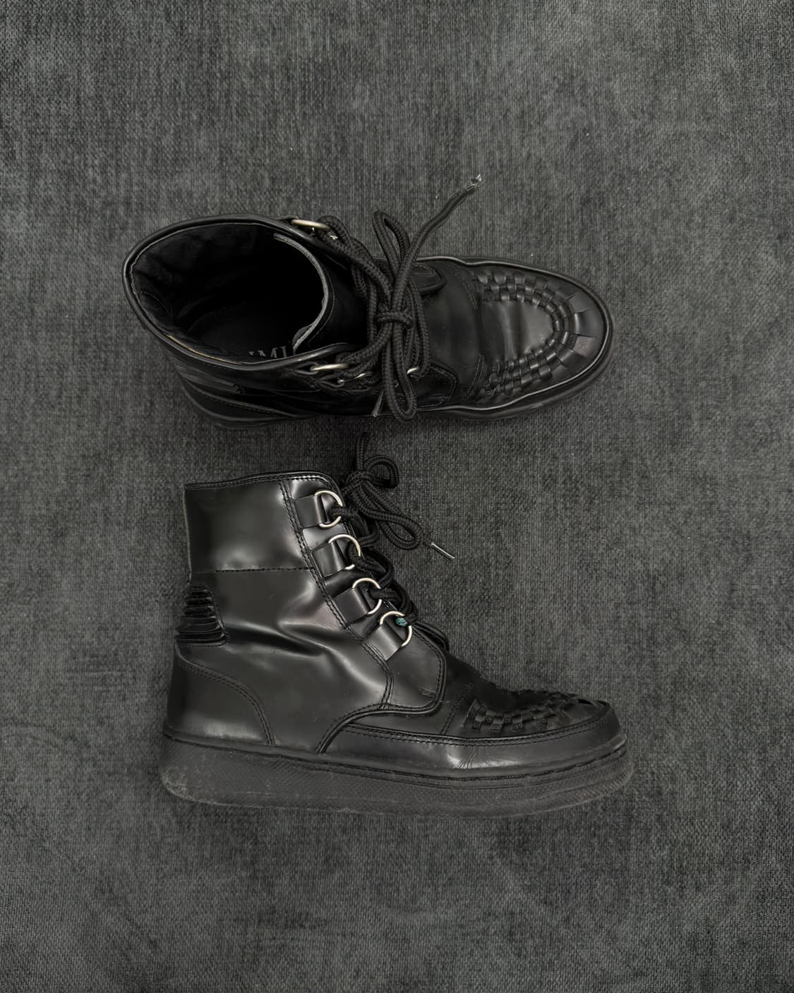 limi feu 패턴트 레더 부츠 상품이미지2