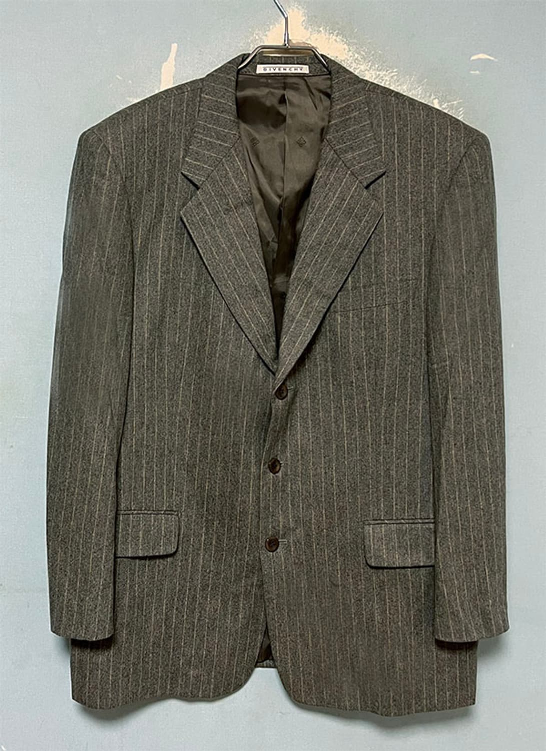 지방시 남자 모직 블레이저 정장자켓 추동 스트라이프 L 100  상품이미지1