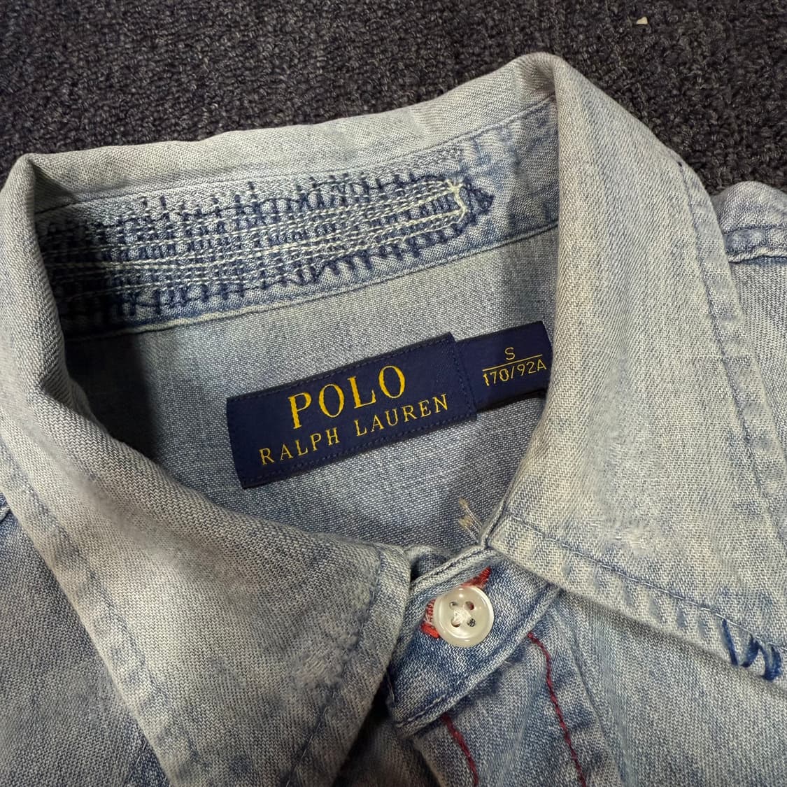 폴로 랄프로렌 해변 자수 웨스턴 셔츠 상품이미지9