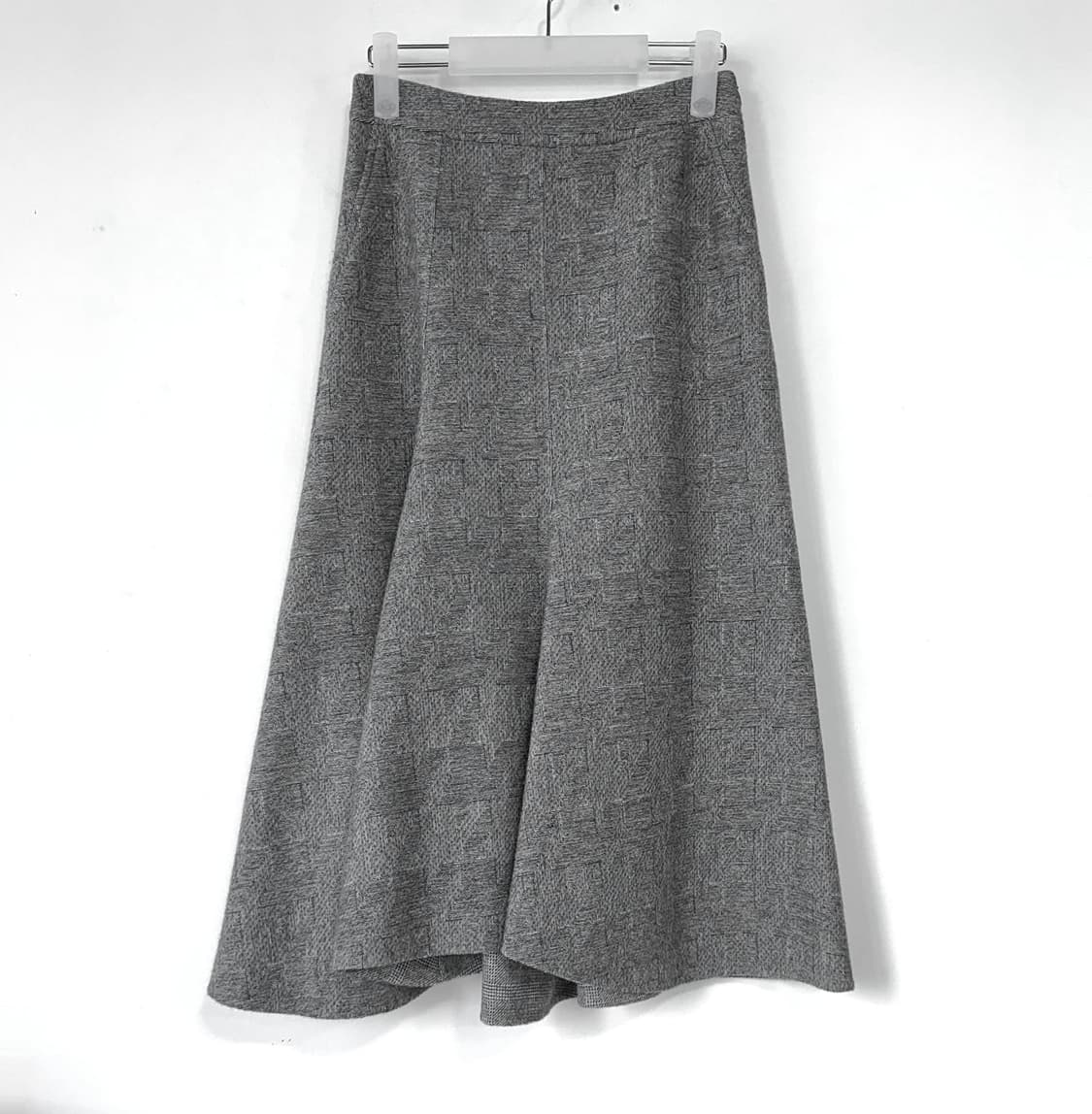 타임 TIME 체크 플레어 스커트 상품이미지1