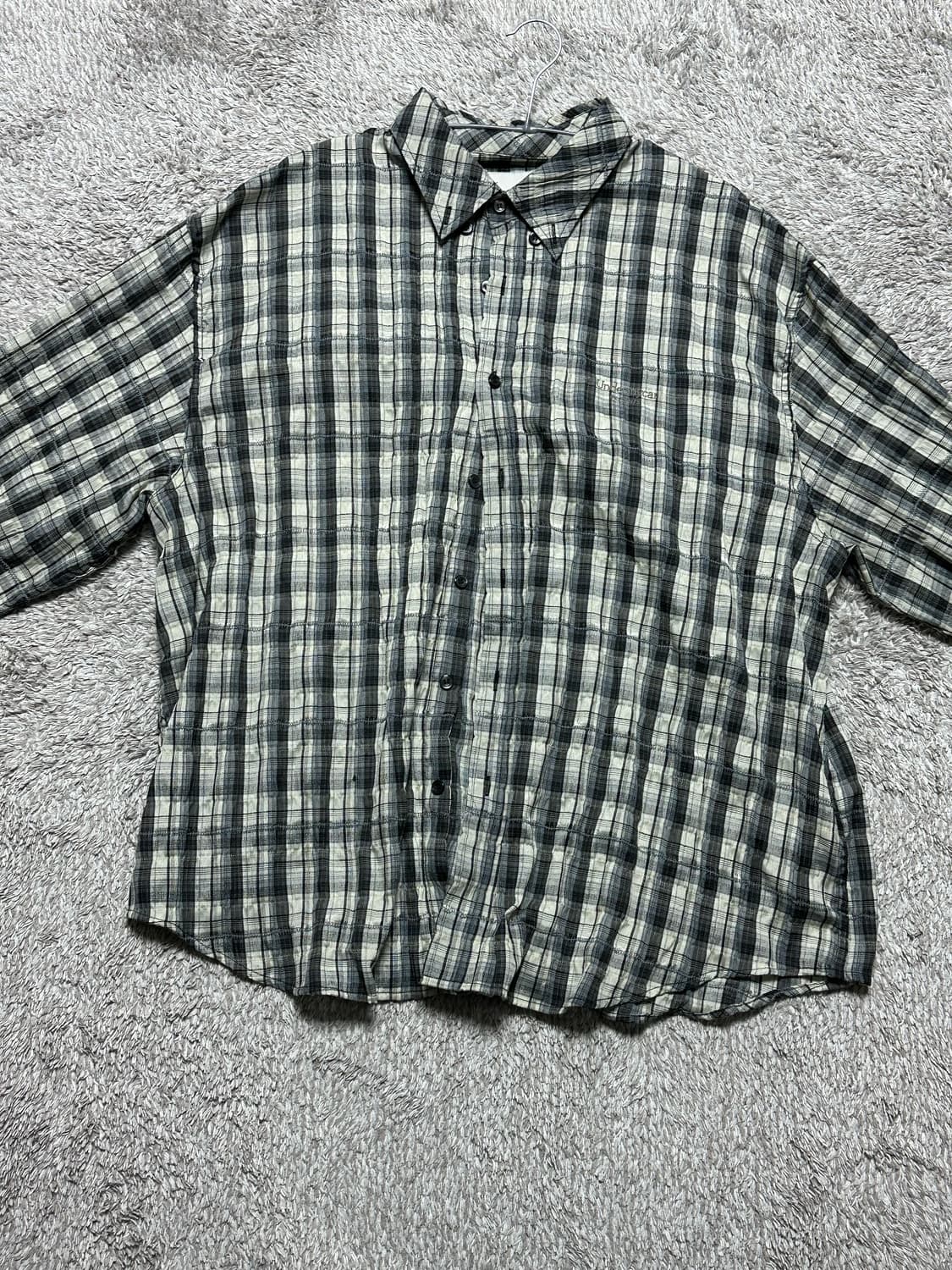 언더마이카 무.36 체크셔츠 2사이즈 상품이미지2