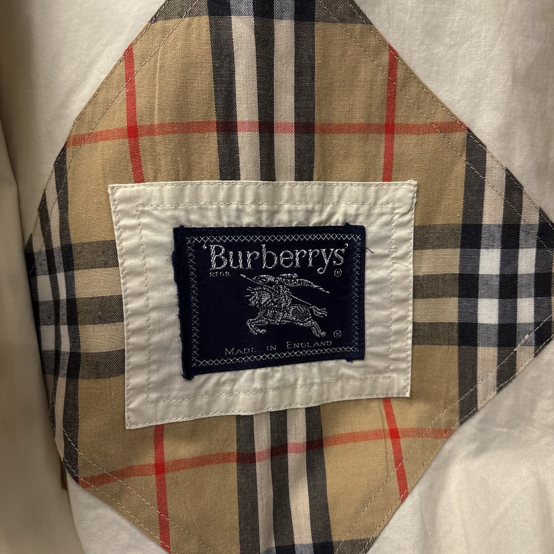 80~90s 올드 버버리 라이트코튼 유틸리티 하프자켓 N830 상품이미지7