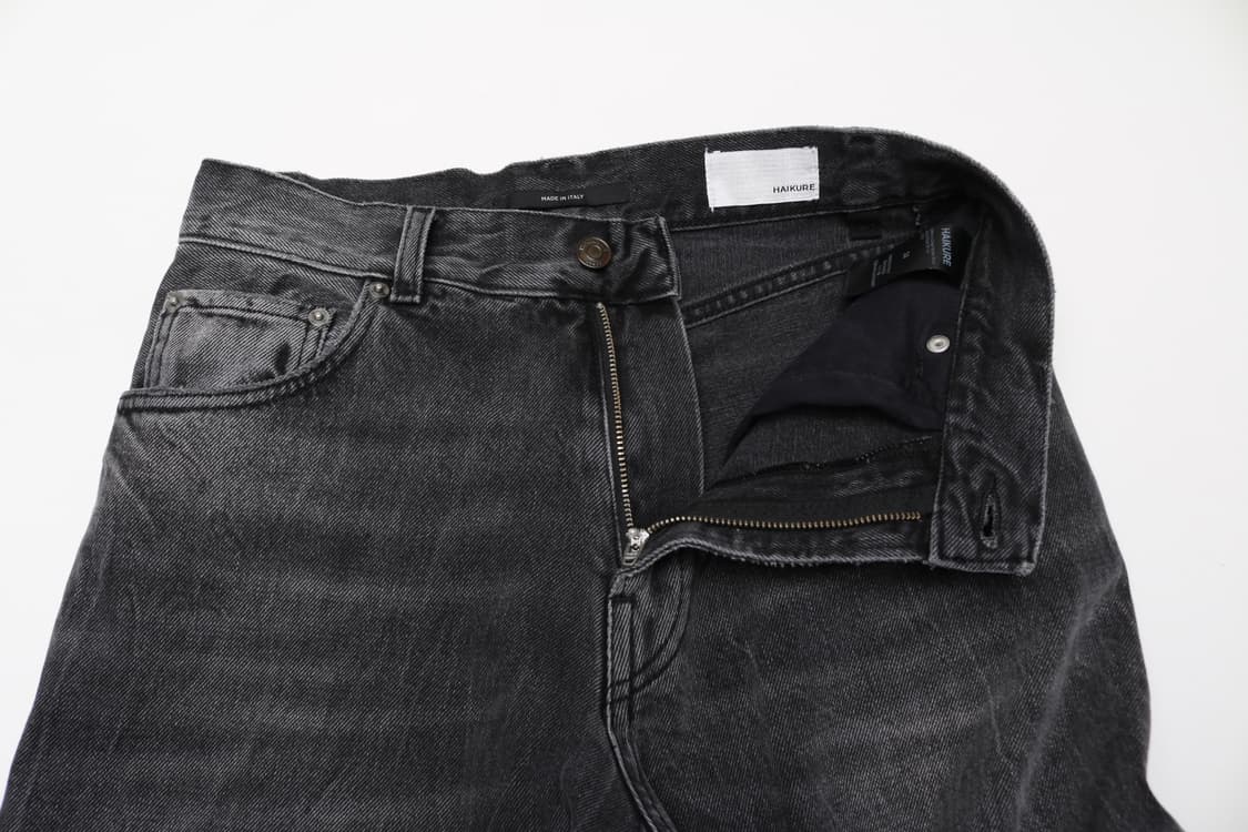 [여성 24~25인치] 하이쿠레 와이드 카고 데님팬츠 상품이미지2