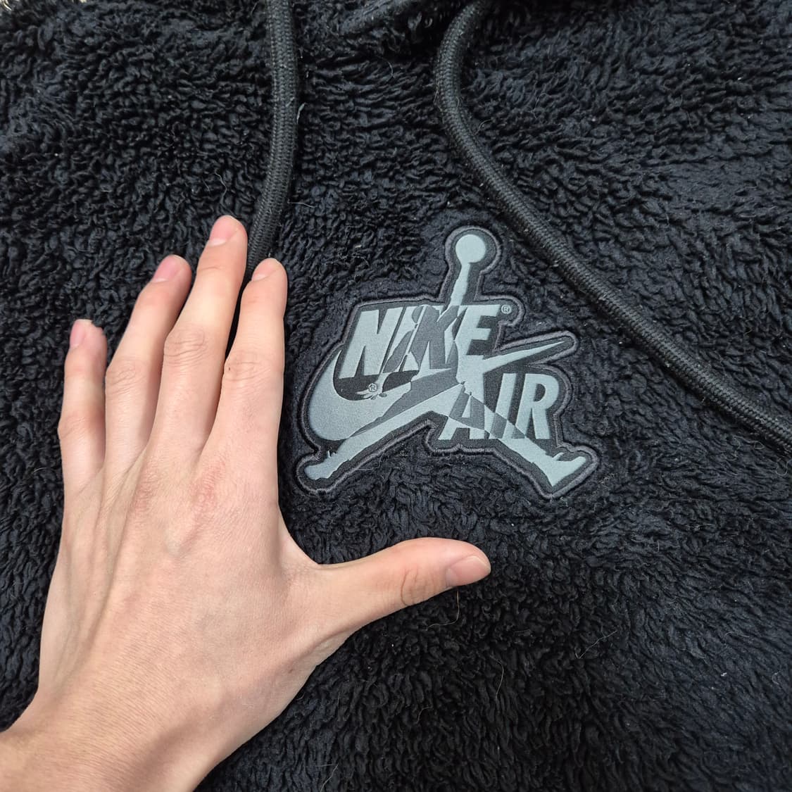 나이키 조던 에어 뽀글이 후드 후리스 후드티 M(95) 상품이미지4