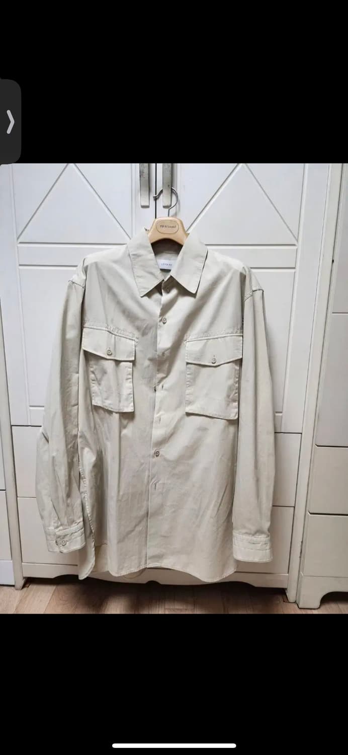 르메르 22fw 웨스턴 오버핏 셔츠 밀리터리 포켓  XL 상품이미지1