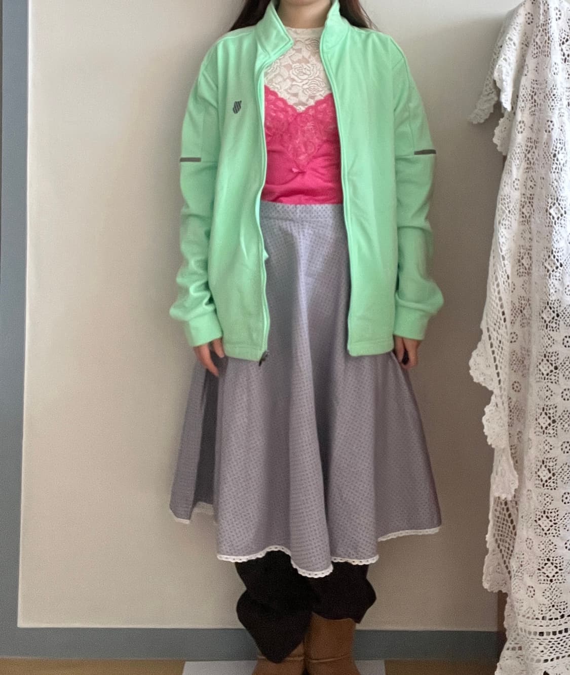 Tyrol blue skirt 상품이미지1