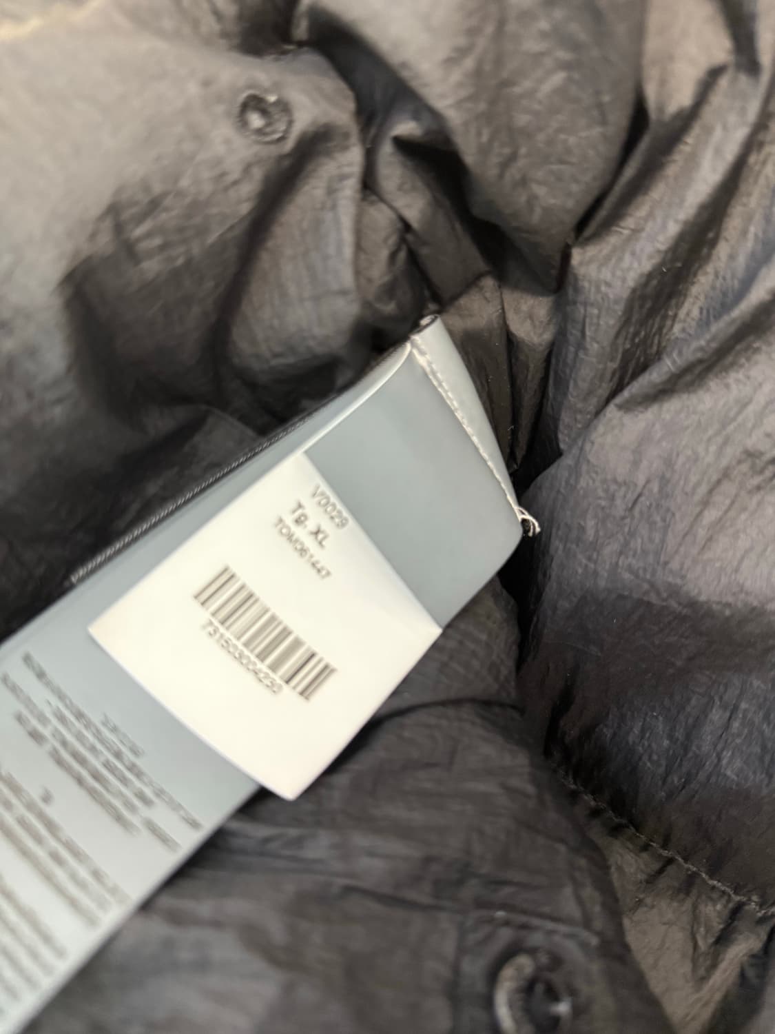 스톤아일랜드 크링클랩스 패딩 xl 상품이미지3