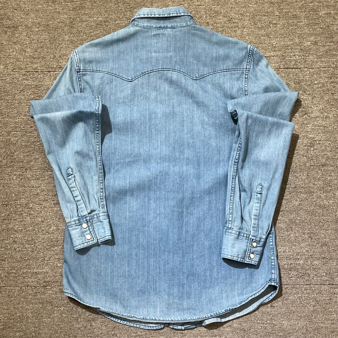 (S) Levi's 리바이스 코튼 데님 셔츠 상품이미지7