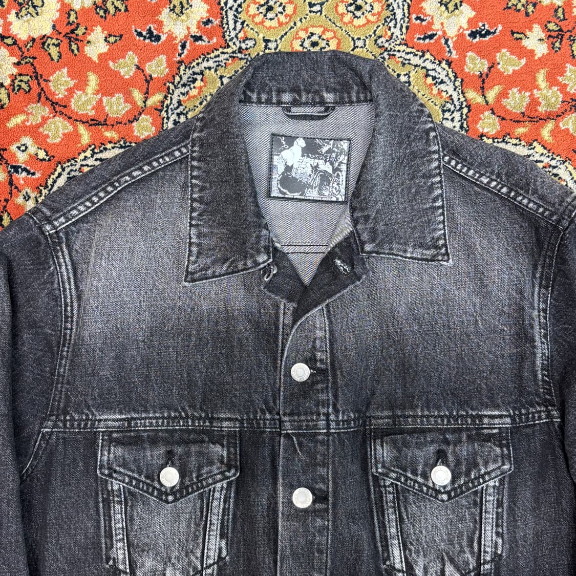 [L] 모드나인 휴머노이드 미디움블랙 데님자켓 상품이미지3