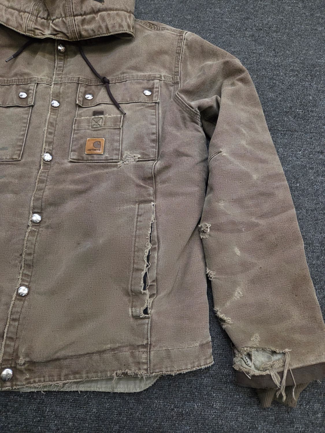 빈티지 칼하트 후드 워크자켓 상품이미지4