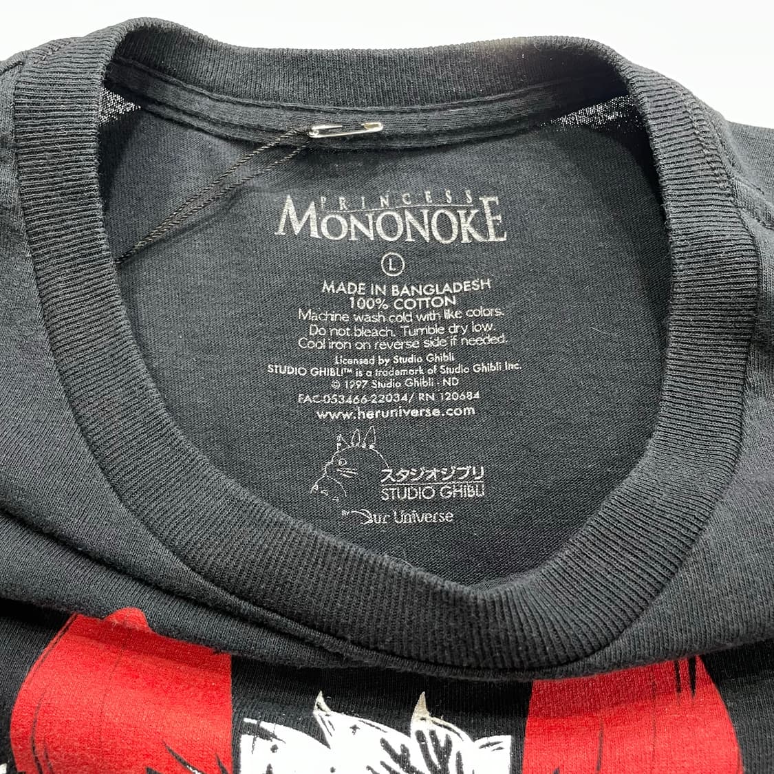 (L) MONONOKE 모노노케 히메 원령공주 프린팅 반팔티 상품이미지8