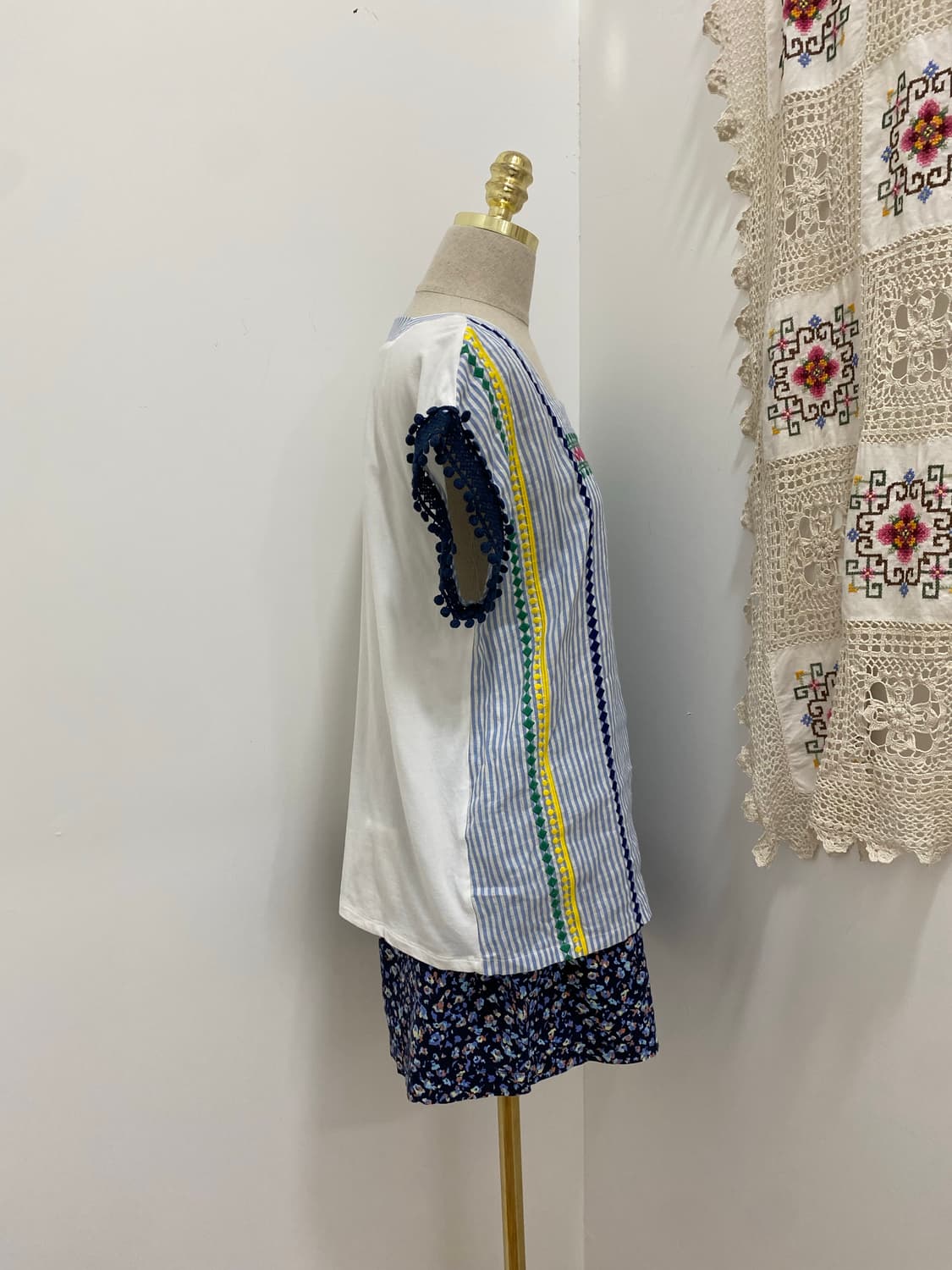 weekend MaxMara 에스닉 자수 린넨 민소매 상품이미지4