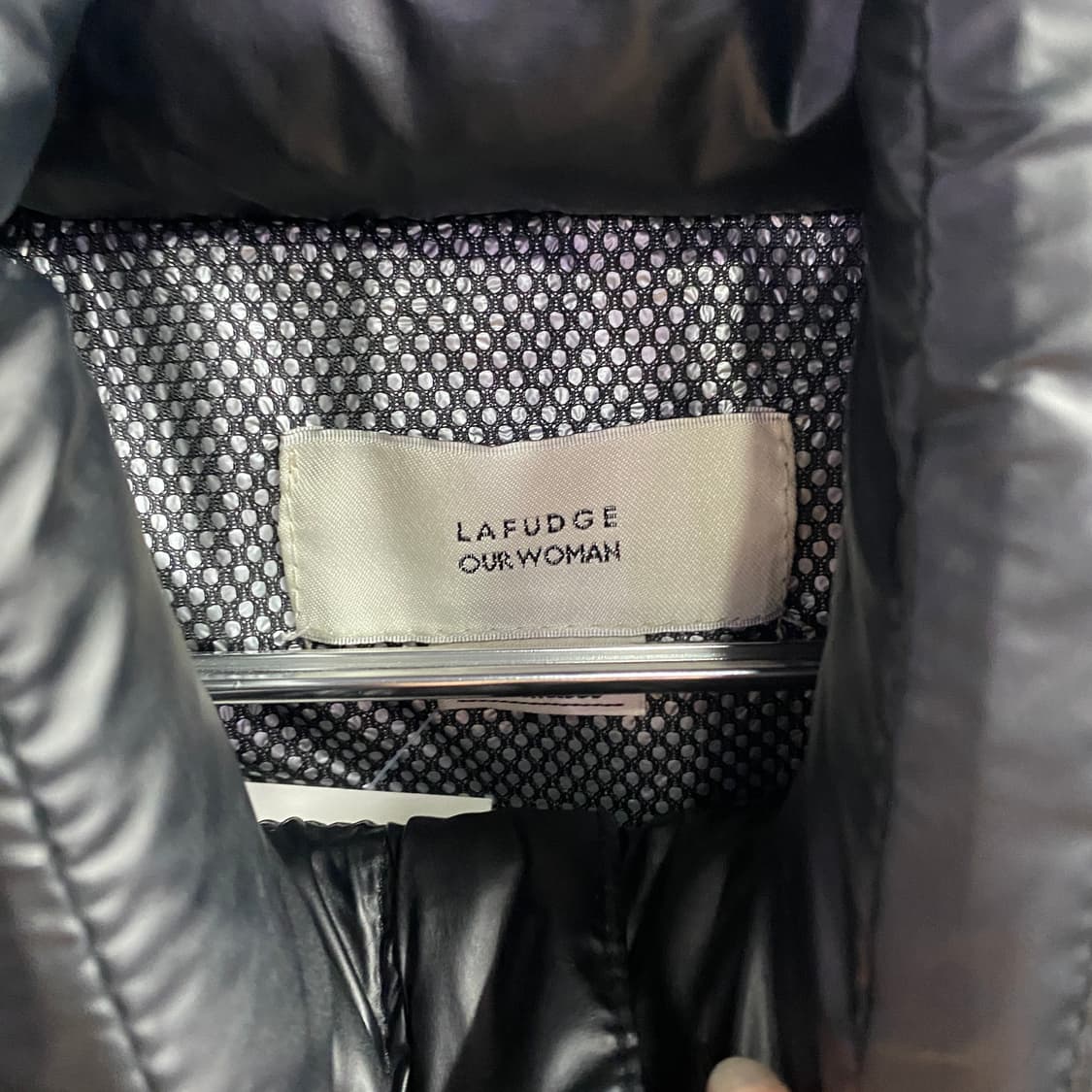 라퍼지스토어 블랙 숏 패딩 B3126 상품이미지4