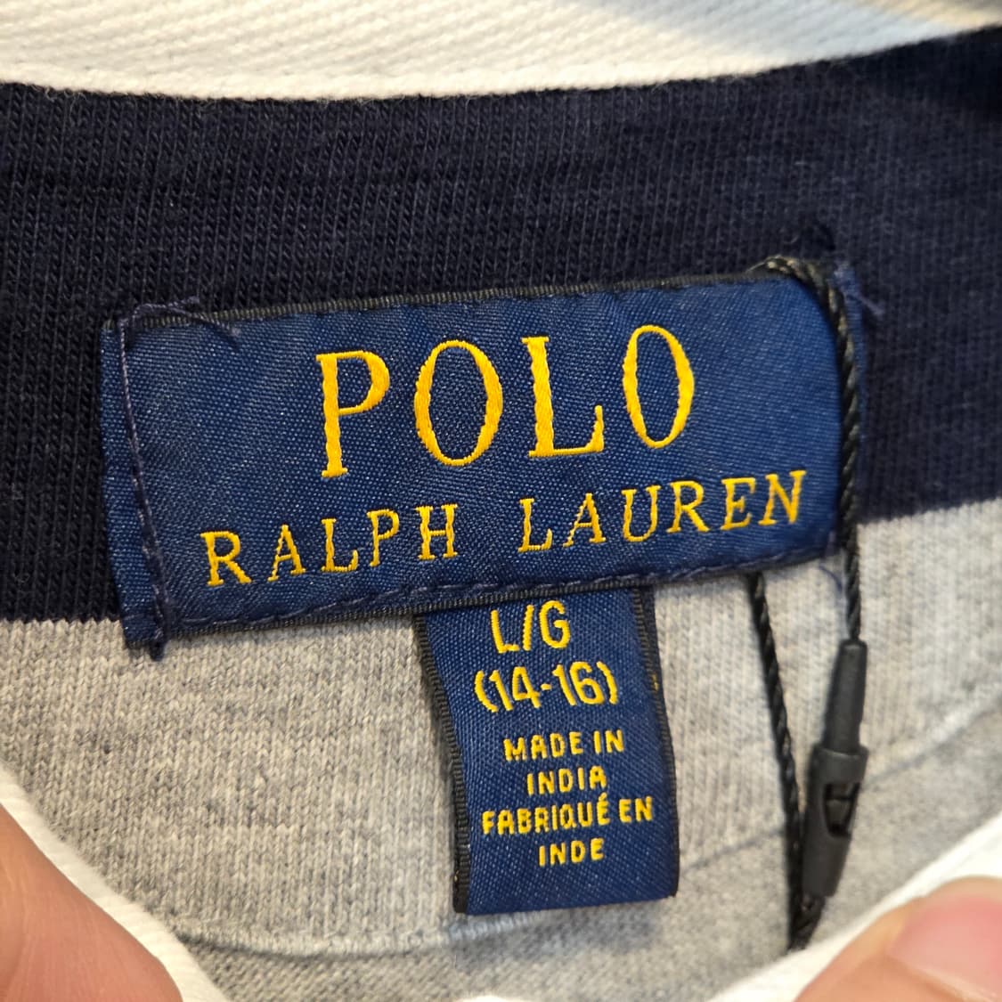 폴로 랄프로렌 네이비 스트라이프 PK 롱슬리브 상품이미지8