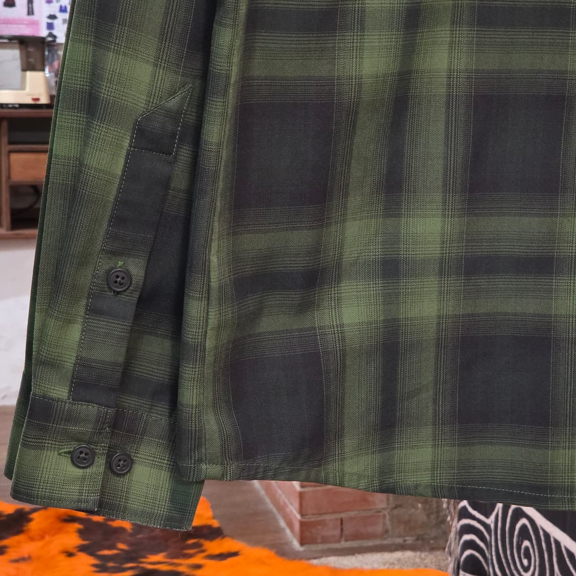 컬럼비아 그린 체크 셔츠 상품이미지7