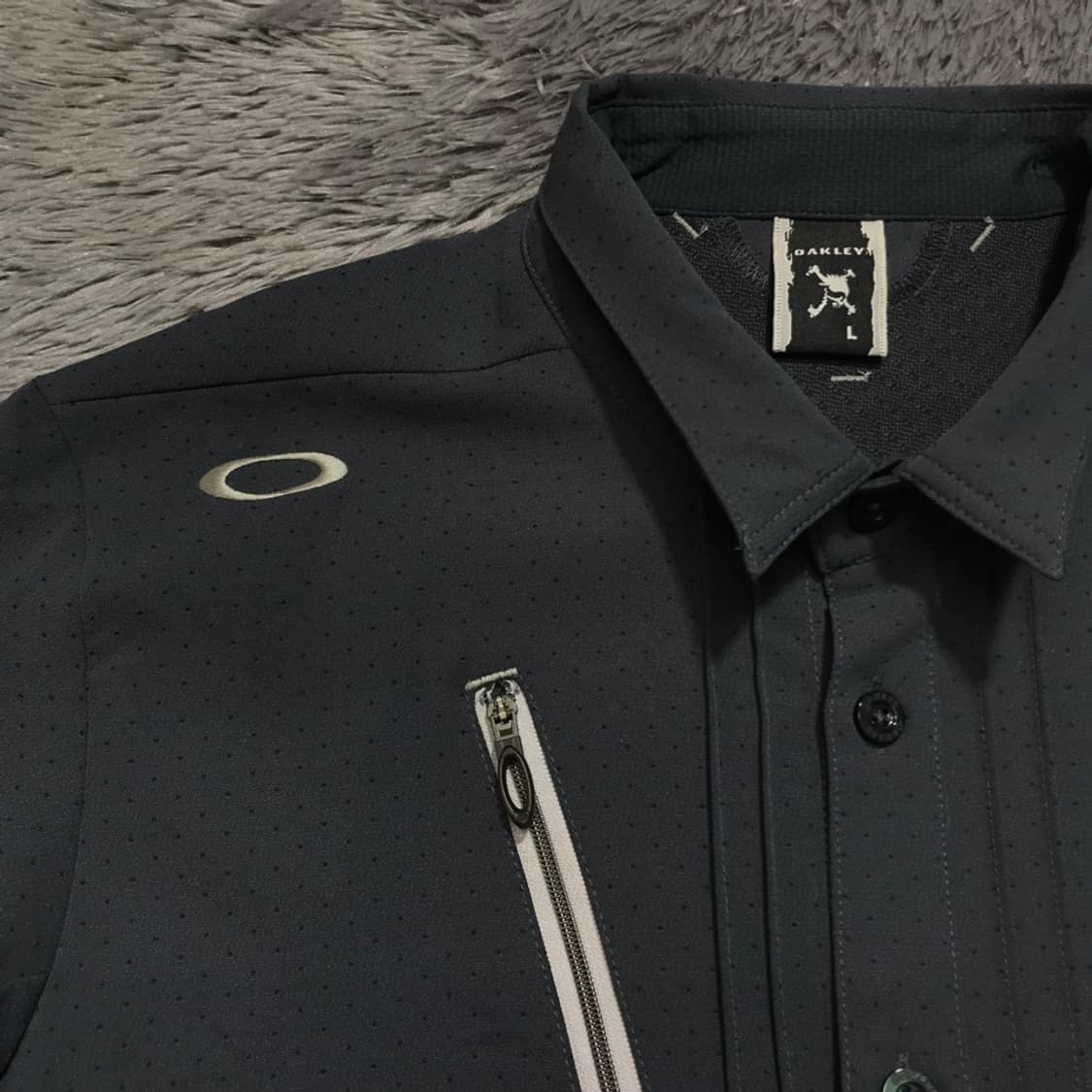 [[L, A급] 오클리(OAKLEY) 골프 스컬 반팔 셔츠@249 상품이미지4