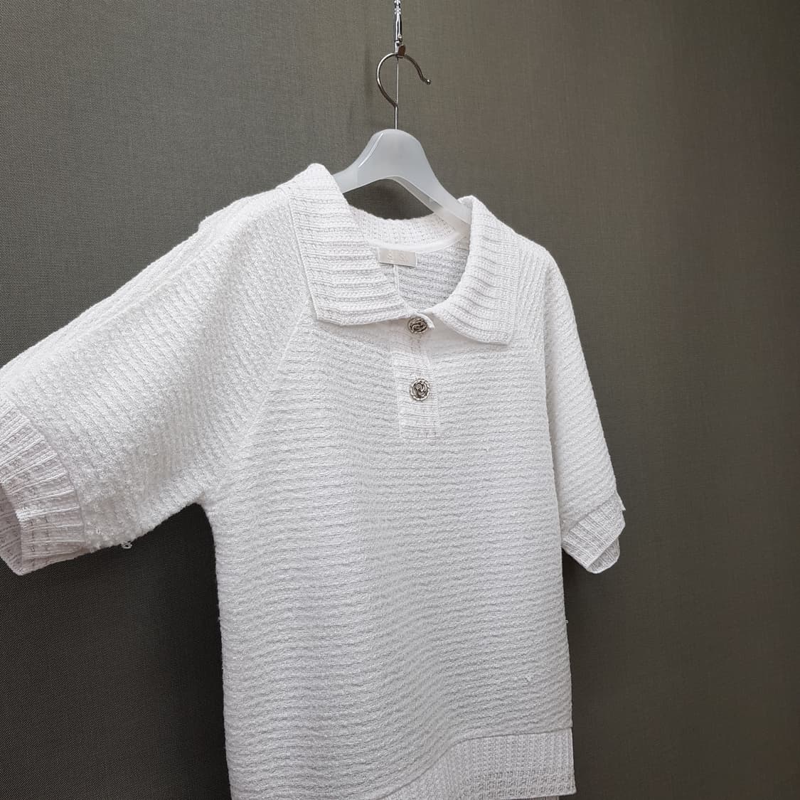 한섬 SJSJ 2021 글리터 니트 탑 90F사이즈 상품이미지4