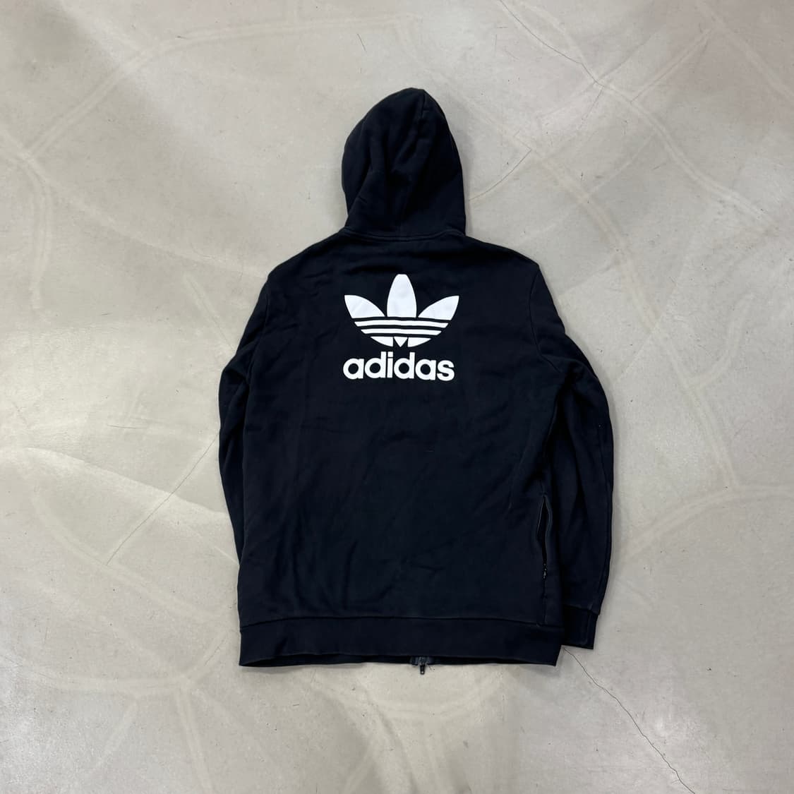 아디다스 후드 집업 블랙 2XL 상품이미지3