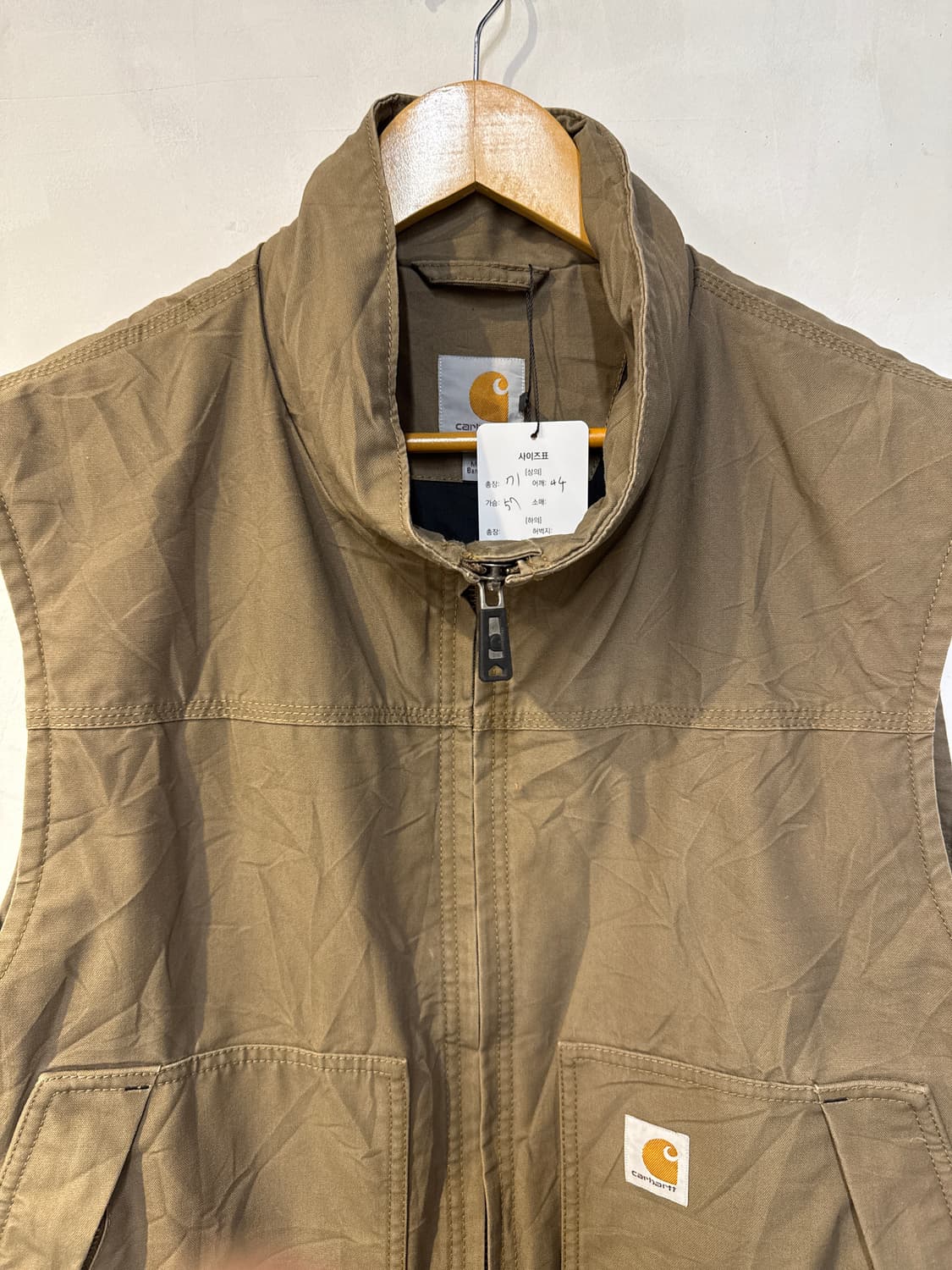 칼하트 다크브라운 베스트 조끼 상품이미지2