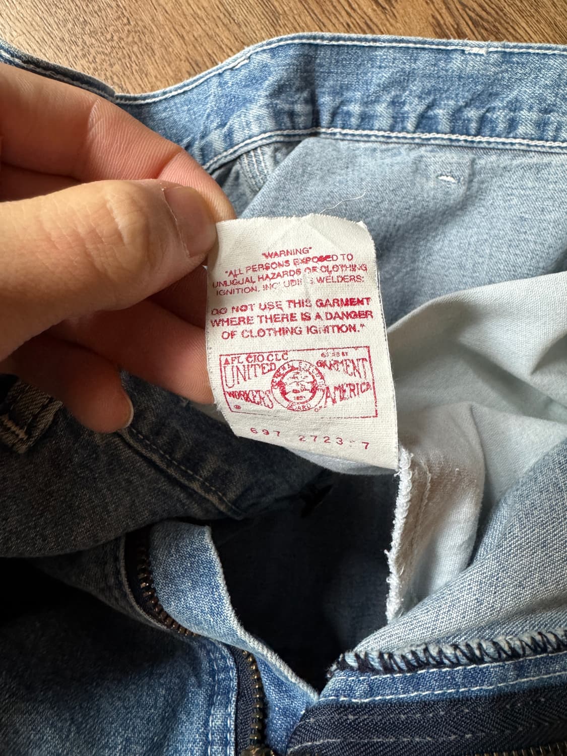 [34]90's 칼하트 USA 유니온메이드 이지 카펜터 워크 데님 팬츠 상품이미지9