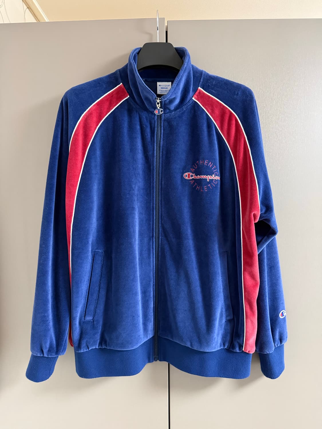 챔피온 벨루어 트랙 자켓, 바지 셋업 상품이미지1