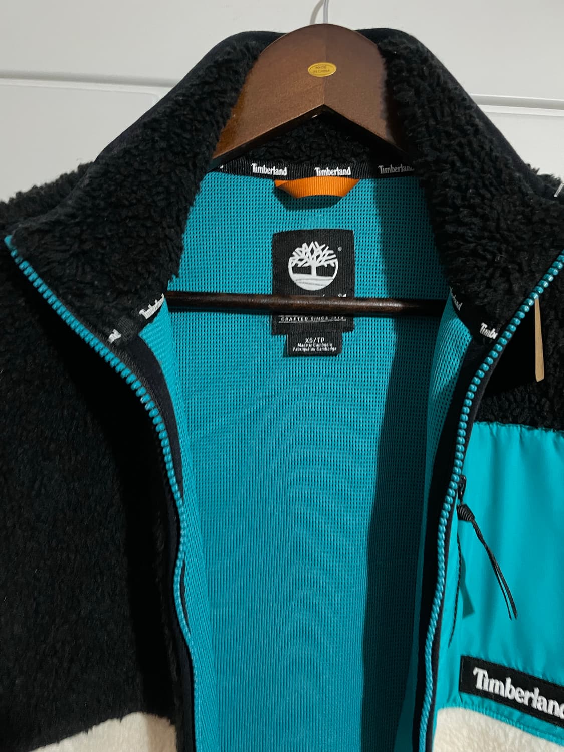 컬러블럭 플리스 자켓 상품이미지6