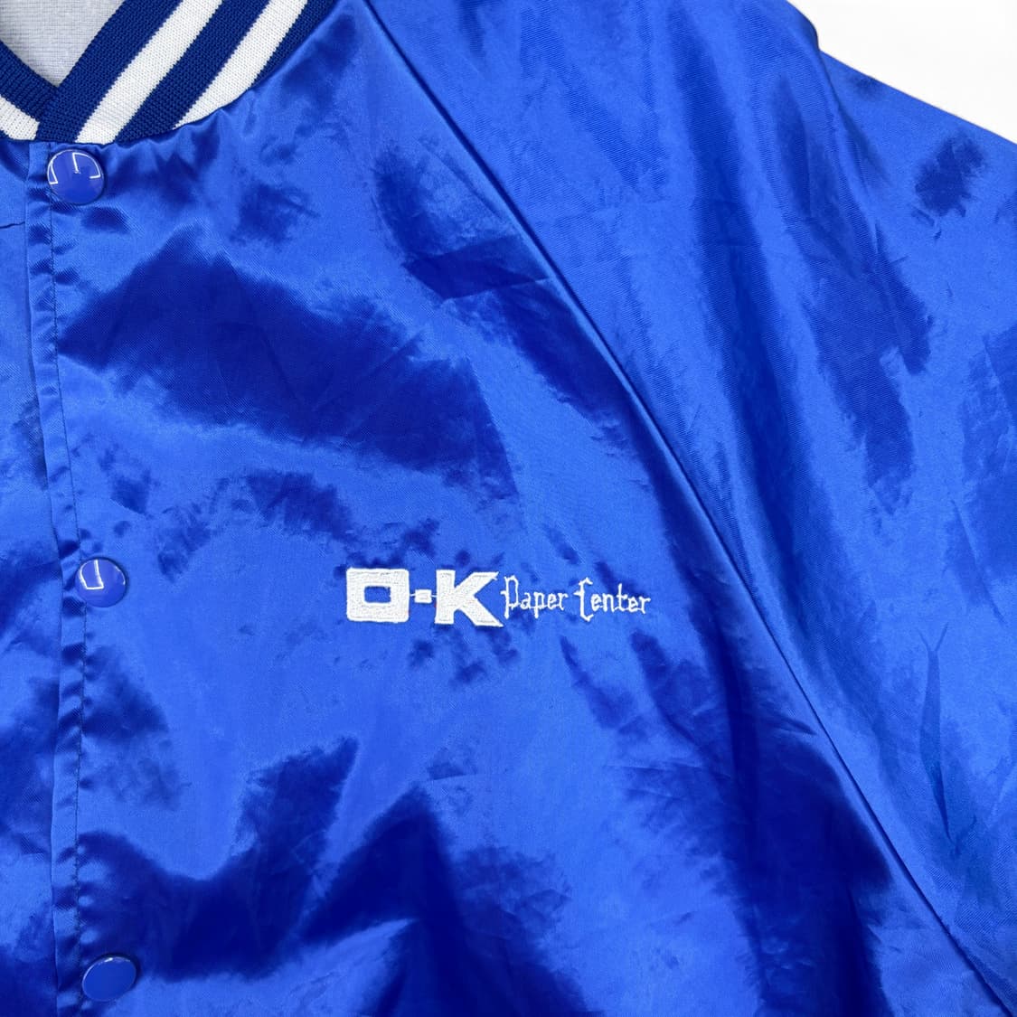 90's O-K Paper Center 사틴 자켓 상품이미지3