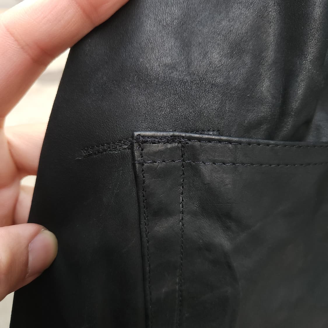 [50] 16ss 릭오웬스 Aircut Leather 팬츠 상품이미지8