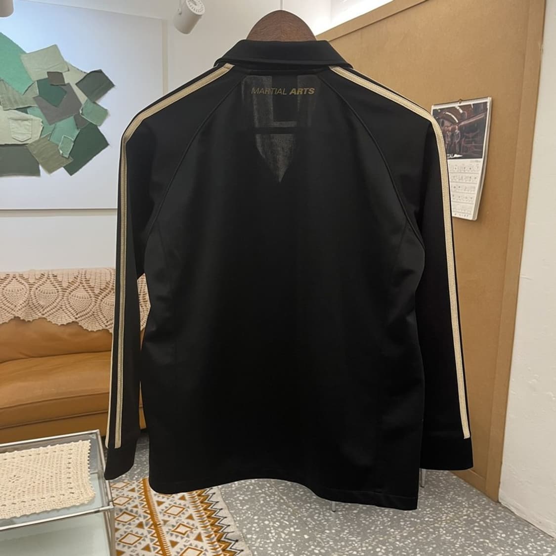 아디다스 마샬아츠 빈티지 Y2K 검골 져지 집업 XS C10573 상품이미지4