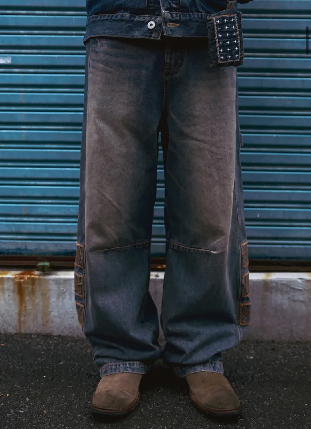 카락터 데님 Vintage emblem denim pants / Mudd 상품이미지2