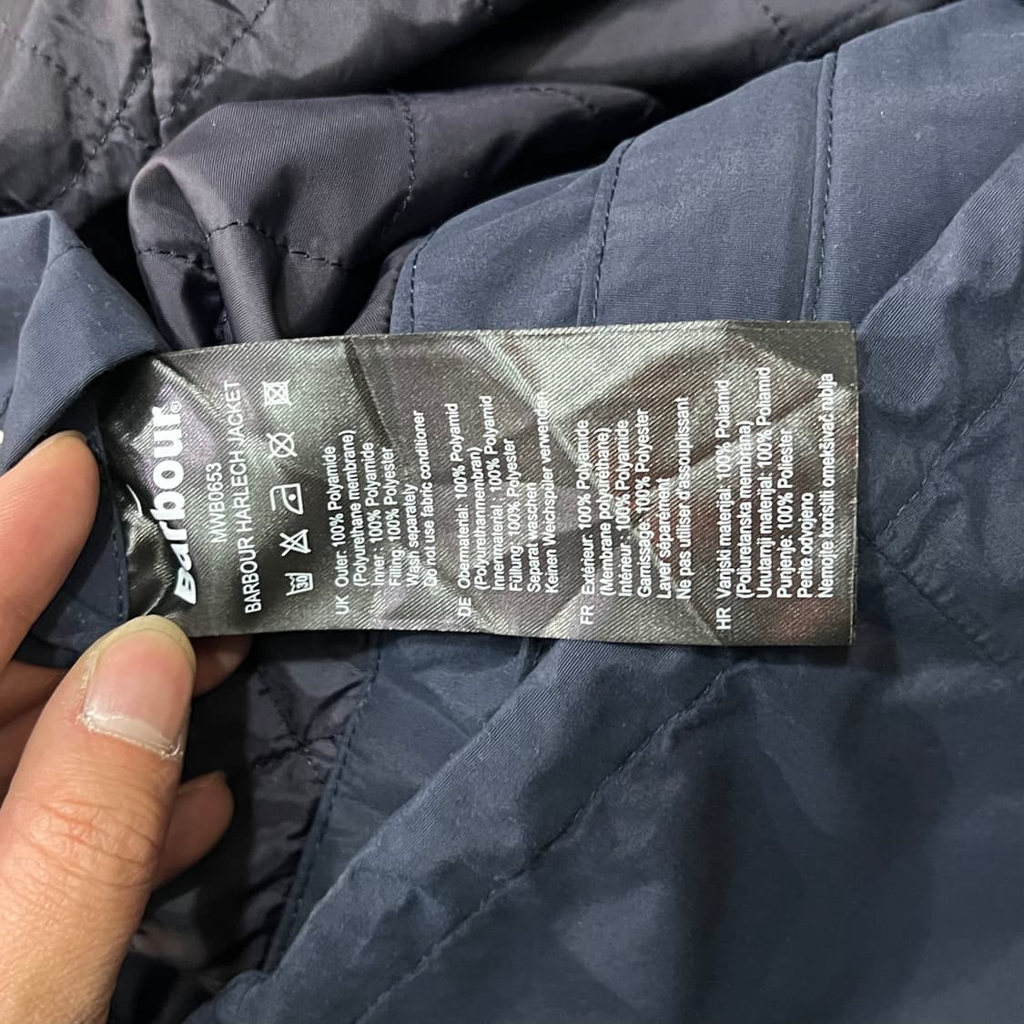  바버 나일론 후드 자켓 y14587 상품이미지6