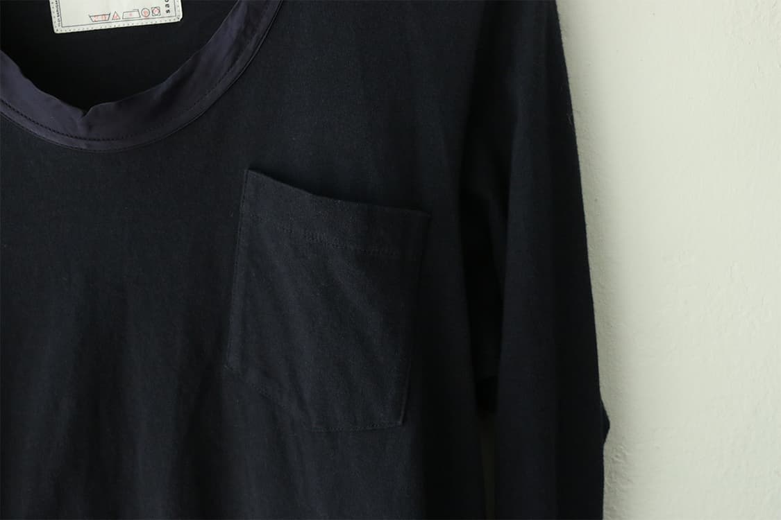 사카이 롱슬리브 다크 네이비 니트 상품이미지6