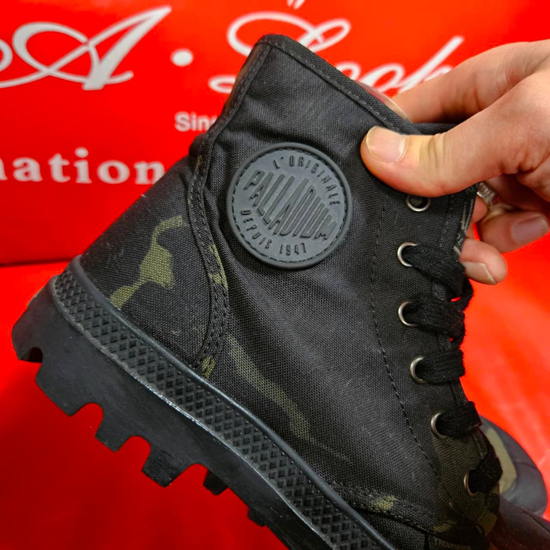 팔라디움(Palladium) 커프 레더 가죽 워커 부츠 39.5 size 상품이미지4