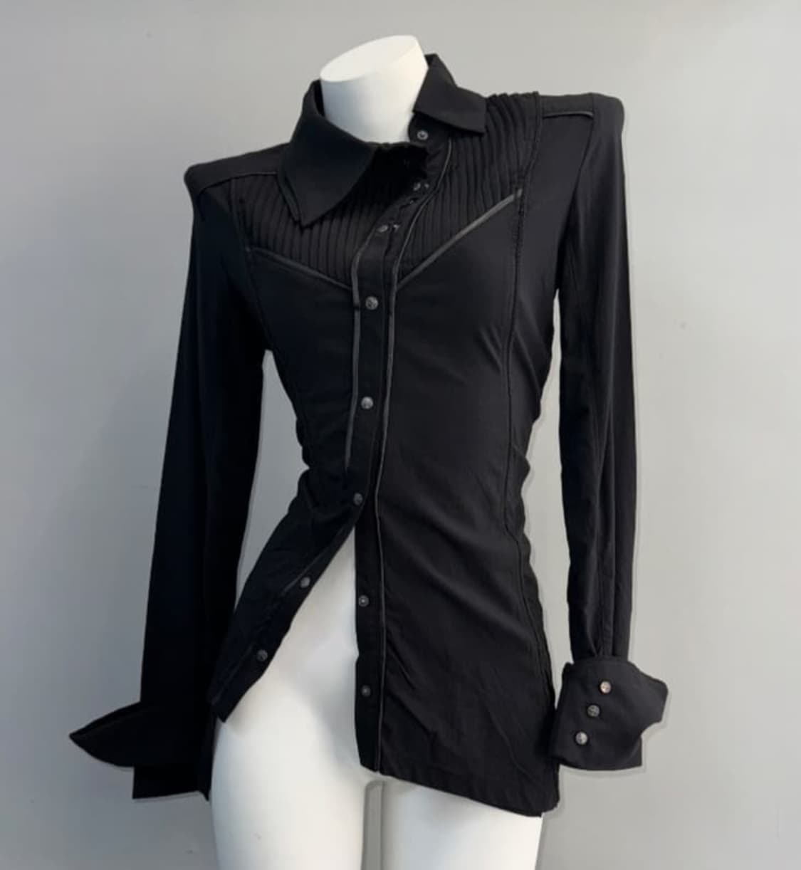 오즈온 오즈크로스 긱시크 락 펑크 고스 셔츠 큐빈티지 케토하우스 와이즈걸 상품이미지1