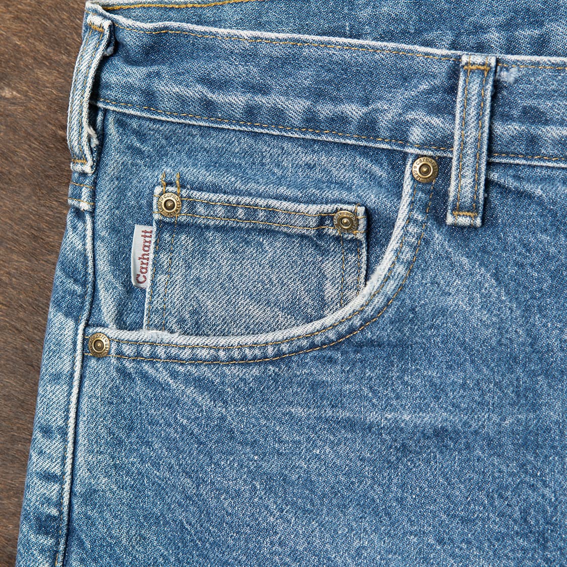 [38] 00s 칼하트 B21 DST 플란넬 라이닝 데님팬츠 헤비웨이트  상품이미지4