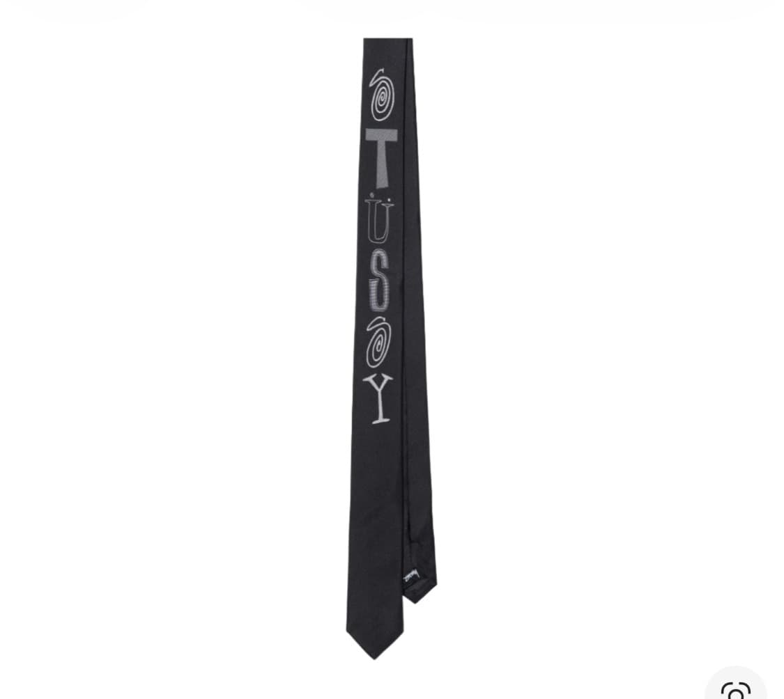 스투시 랜섬 자카드 타이 블랙 상품이미지2