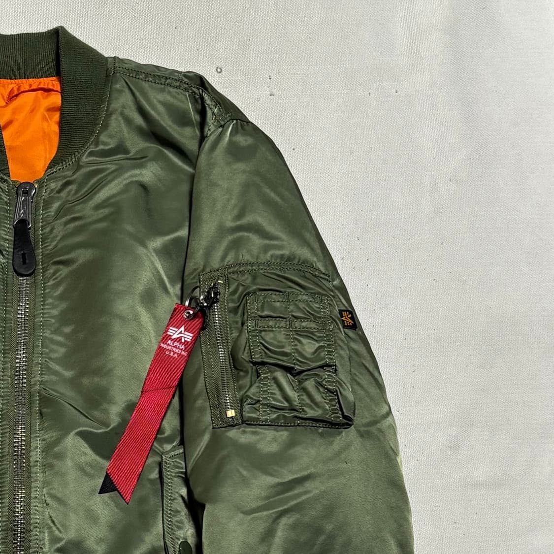 XS 알파 인더스트리 리버시블 ma-1 항공 자켓 상품이미지1