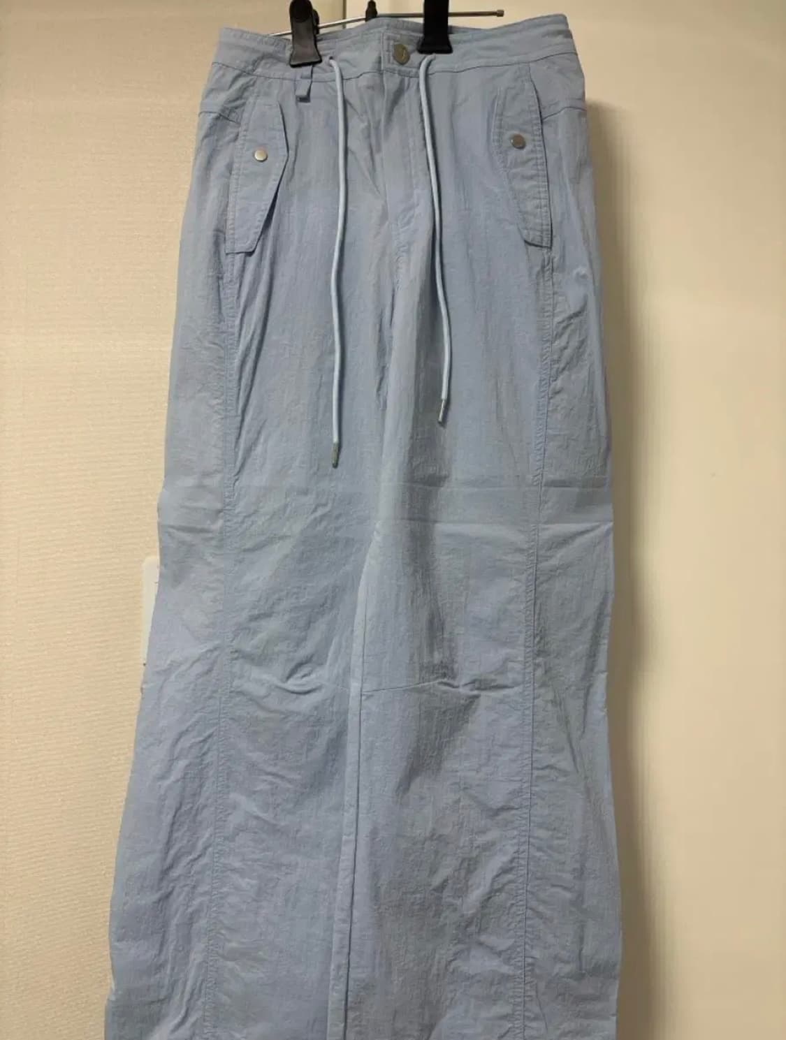 유즈 yuse 이지 스트링 조거 나일론 절개 팬츠 s 웬디 착용 상품이미지3