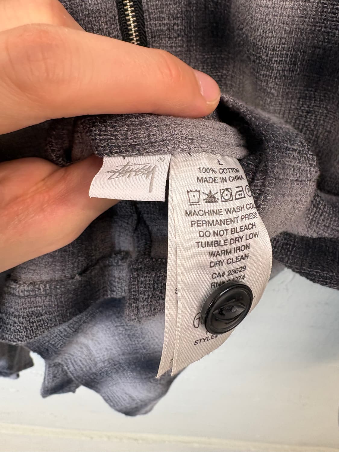 스투시 트위스티드 얀 플레이드 집업 셔츠 자켓 상품이미지6