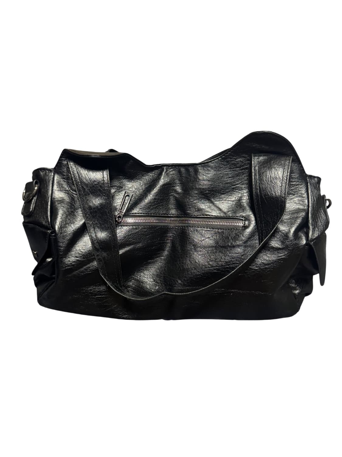 Classic Black Double Zipper Bag 상품이미지2