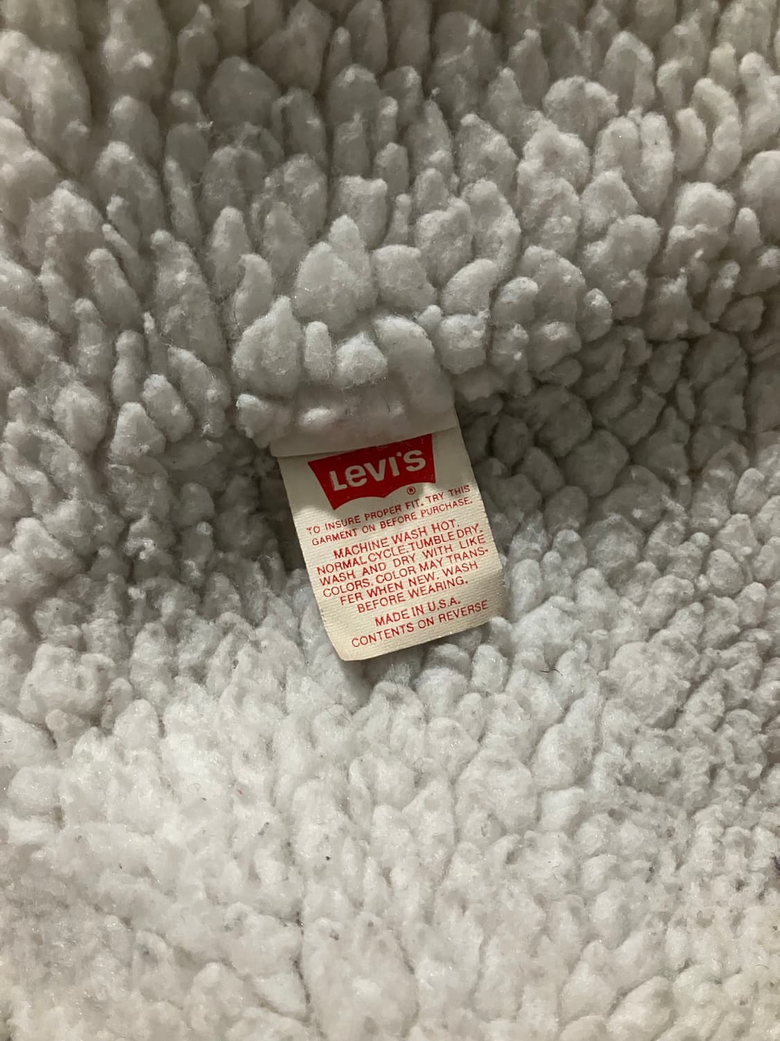 🇺🇸 90s USA 빈티지 리바이스 쉐르파 셰르파 자켓 빅사이즈 상품이미지7