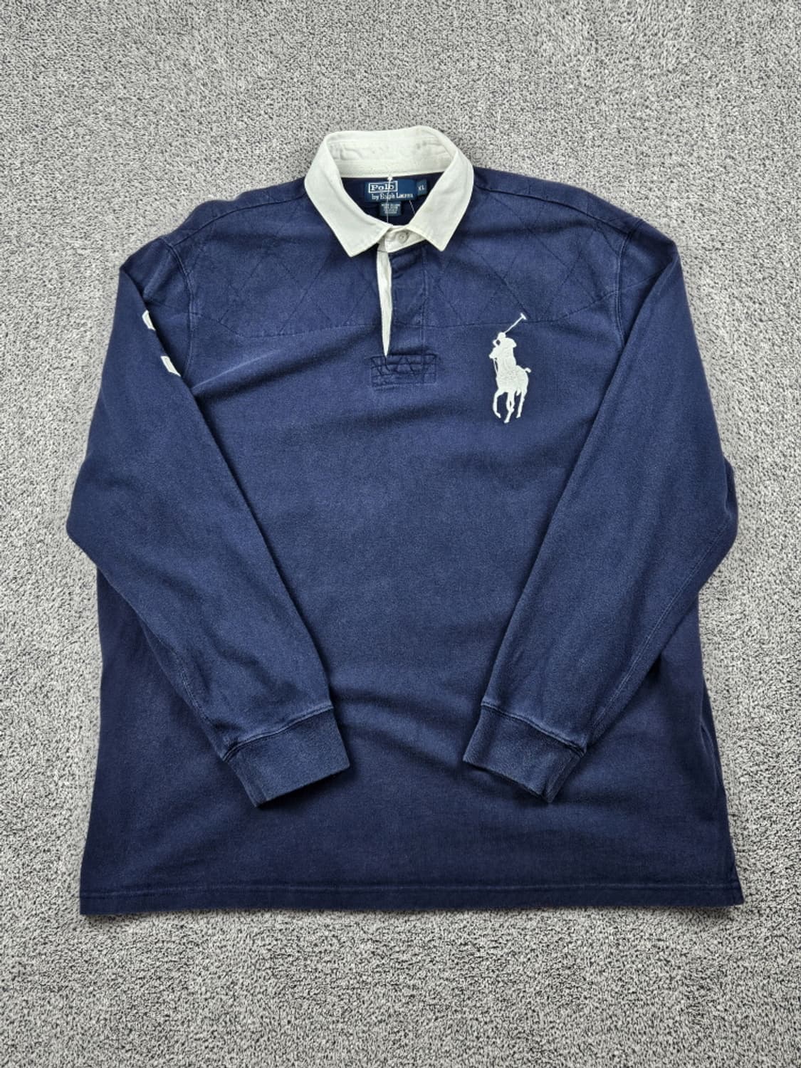 폴로랄프로렌 빅포니 다이아 퀼팅 럭비 티셔츠 ( XL ) / 10075 상품이미지2