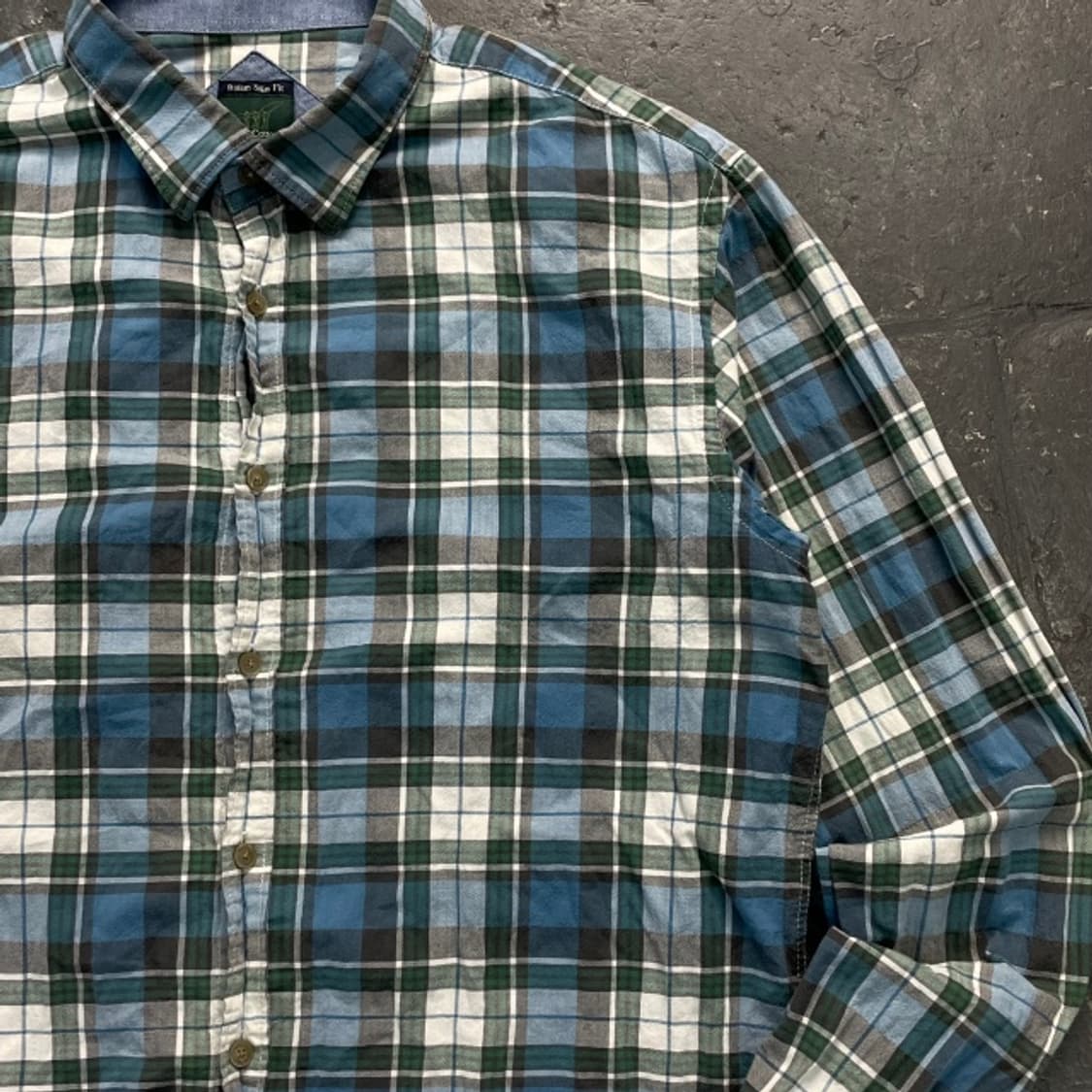 105 헨리코튼 체크셔츠 상품이미지2