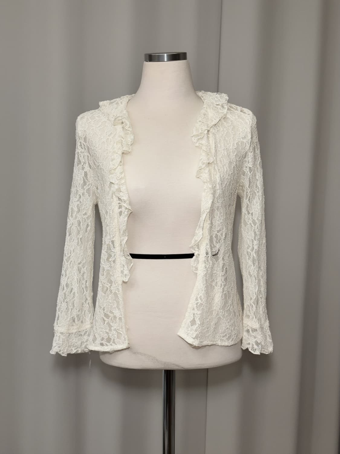 레이스 가디건 자켓 일본 빈티지 공겜여주 히메갸루 로걀 엑시즈팜 리즈리사 상품이미지1