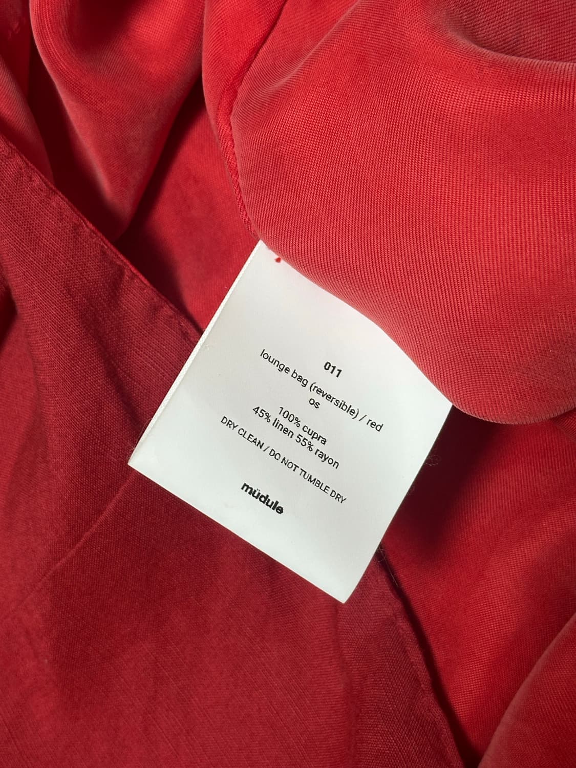 머듈 라운지백 큐프라 레드 상품이미지4