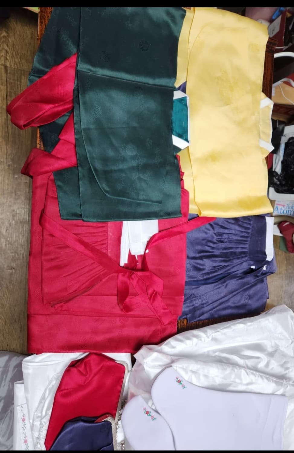 노랑파랑 한복 77~88  한벌 상품이미지2