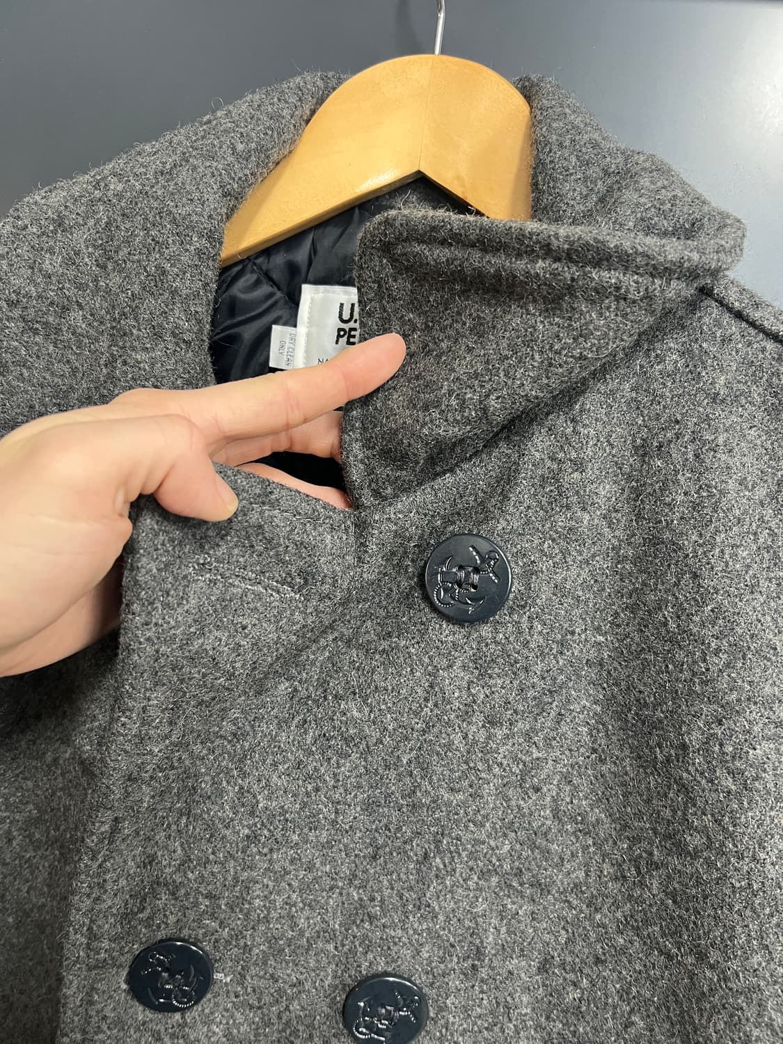 Schott USA 쇼트 오리지널 740N 더블 피코트 상품이미지7