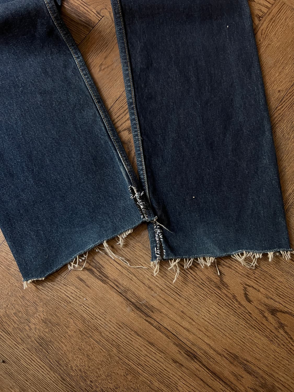 [31]90s 리바이스 재팬 501 Made in USA 컷오프 데님팬츠 상품이미지9